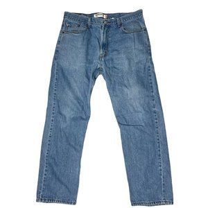 Levi's Men's Regular Fit 505 Light Wash Blue Jeans Straight Leg Size 38 W x 32 L